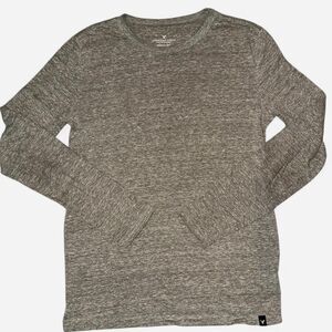 American Eagle Grey Long Sleeve Shirt